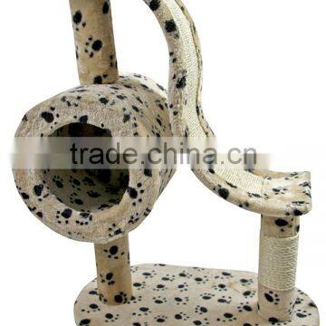 BSCI Pet Factory Deluxe Cat Tree Tower Condo Scratcher Furniture Kitten House Hammock Cat Scratcher Grey Color