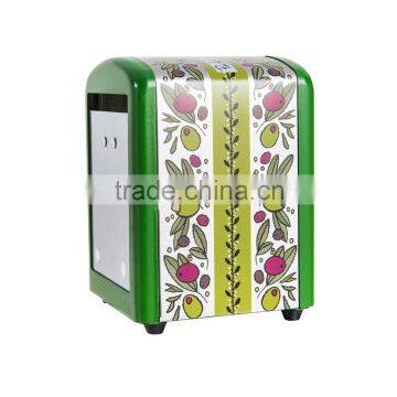 Powder plating Napkin holder metal tin napkin dispenser