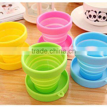 Travel Sport Camping Silicone Collapsible Cup photo-2