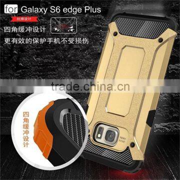 2016 Latest Free Sample For Samsung Galaxy S6 Edge Plus Armor Impact PC TPU Phone Case ,mobile Phone Case