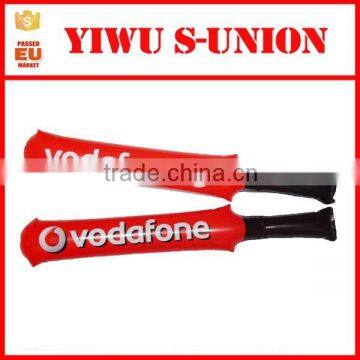 Promotional inflatable clapper stick,inflatable noise stick