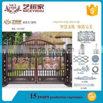 2016 Cheap Aluminum Gate Designs for Wall Compound, Design Drawings Gate photo-6
