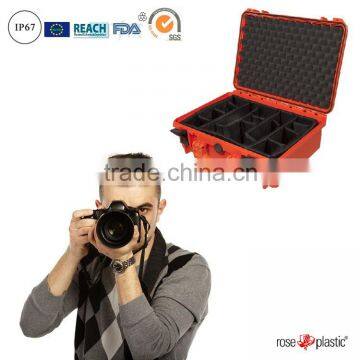 Hard solid durable plastic handheld camera storage box packaging with IP67 waterproof RC-PS 290/1