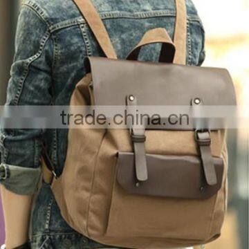 canvas backpack wholesale, canvas and leather handbag