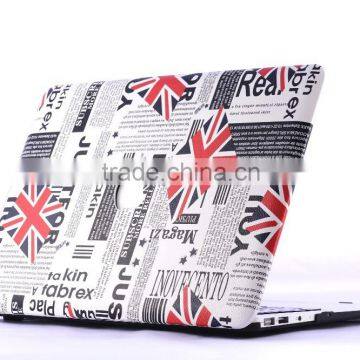 For Apple Macbook Retina 11" 13" 15" Laptop Embossment Protective Cover Case With Flag Leopard Zebra Design