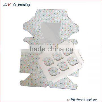 Custom Beautiful 6 Slot Cupcake Box, 6 Hole Cupcake Box, 6 Cupcake Box photo-2
