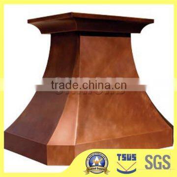 New Style Handcraft Copper Kitchen Range Hood , Kitchen Copper Range Hood photo-2