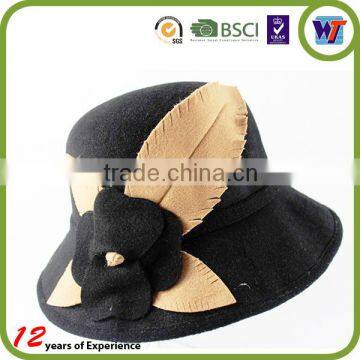 High Quality Wool Cap Felt Available Fedora Feather Hats For Sale Cheap Made In China photo-2