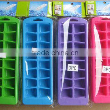 3PK PP ice cube tray 16 cavities #TG22308-3PK