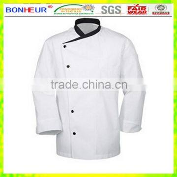 white polyester/cotton twill fabric for chef uniforms(TPC727)