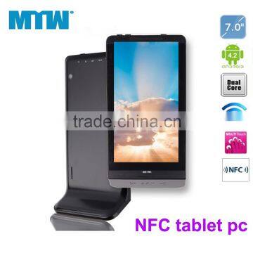 Rfid Android Tablet PC With NFC Dual Core 7inch Android 4.2.2 Tablte pc