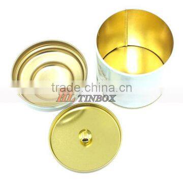 Round Tea Tin Box With Special Lid Tea Can Tin Box photo-3