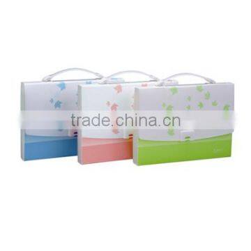 Office & School Stationery A4 PP Printing handle expanding file folder