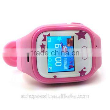 SOS Function Kids GPS watch Remote GPS Tracking Hand-free Bluetooth Digital Smart watch Real-time GPS Monitoring