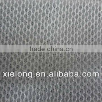 Fine 3d spacer fabric white mesh fabric