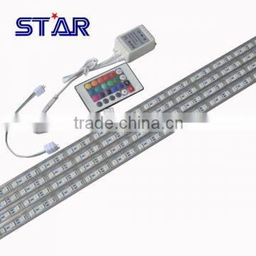12v Aluminum LED Lichtleiste RGB SMD5050 72led/m 16w with clear cover