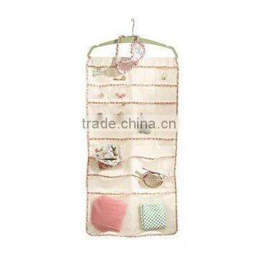 New fashion fabric foldable jewelry hanging storage