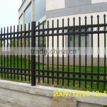 Sale Security Ornamental Powder Coated Galvanized Steel Fence