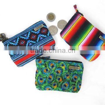 China Supplier Shenzhen Custom Cotton Canvas Zipper Pouch