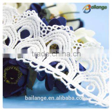 China manufacturer Embroidered Chemical cotton trimmings for garment