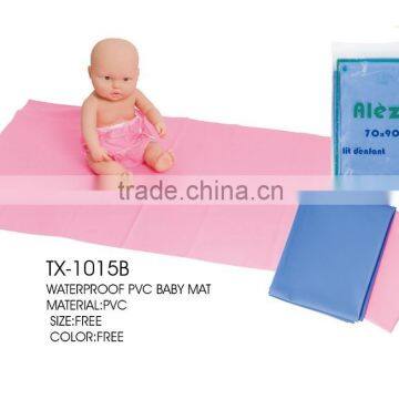 pvc/peva baby waterproof diaper changing mat/pad