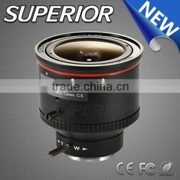 cs mount camera HD cctv camera lens mini thermal camera lens 2.8-12mm 3mp manual aperture ir cut off filter glass lens