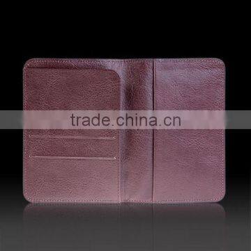 Wholesale Passport Cover Holder Genuine Leather Custom Passport Holder