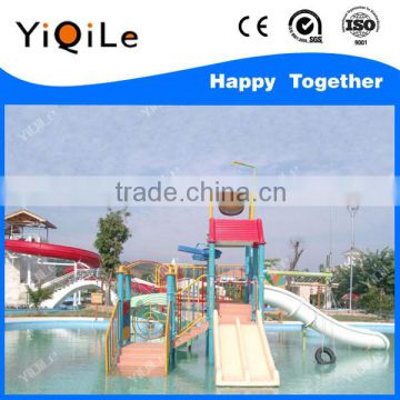 kids and adult water park outdoor playground slide