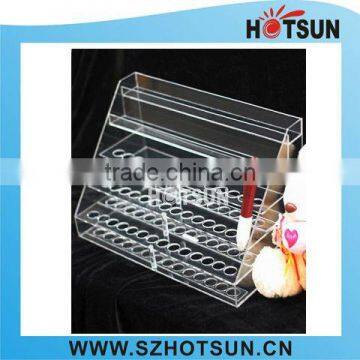 ladder-shaped multi layer acrylic cosmetic display stand