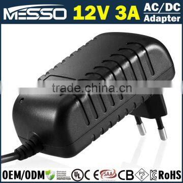 12V 3A Vacuum Cleaner Adapter 36W Air Cleaner Floor Cleaner Adapter