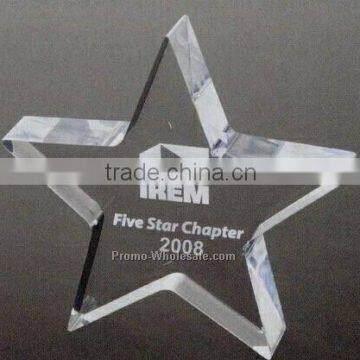 Star Shape Acrylic Paperweight