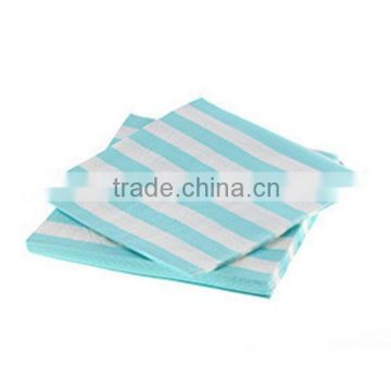 Blue Rugby Stripe Napkins Pkt 20