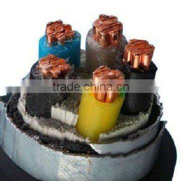 XLPE insulated, PVC sheathed power cable