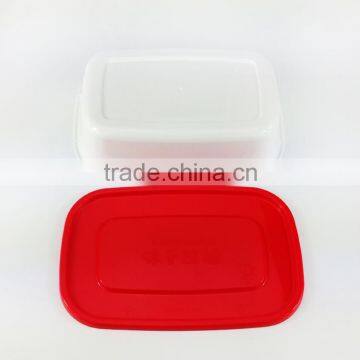 Custom Disposable Pasta Bowl With Red Lid Plastic Microwave Safe Food Containers photo-4