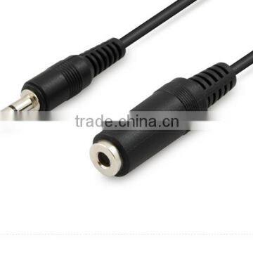 Wholesale shielded 3.5mm 1/8 Stereo Female Mini Jack to 1 Male RCA Audio Cable