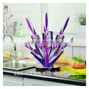 5 pcs colorful knife with Acryl Stand