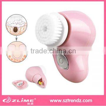 Battery operated deep cleansing facial scrubbing brushes