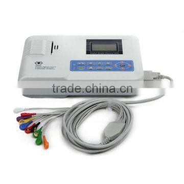 Handheld 1 channel 12 lead Electrocardiograph ECG Machine EKG-901-2 sale