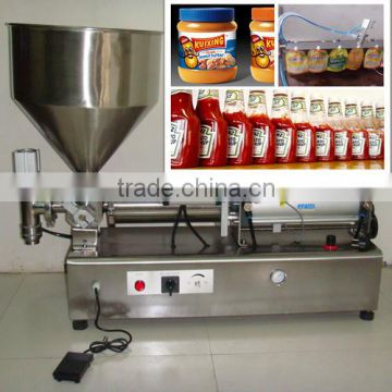 Single head pneumatic tomato paste filling machine