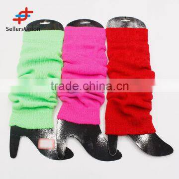 2017 No.1 Yiwu export commission agent Cheap Knitted Leg Warmer for Winter