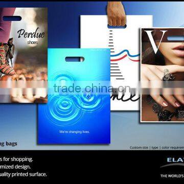 Die Cut Handle Plastic Shopping Bag