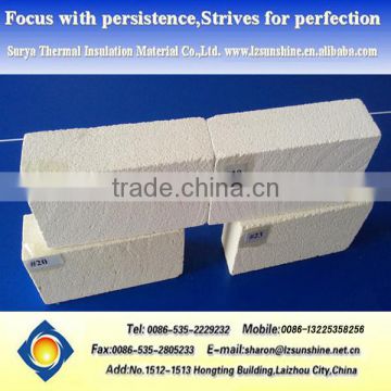 Thermal insulation brick Zircon Refractory Bricks For Furnaces