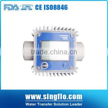 Miniature micro water diesel fuel flow meter