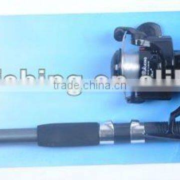 telescopic rod reel fishing combo