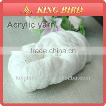 NE 28/2 Semi Dull Acrylic Yarns High Bulk Hank Yarn