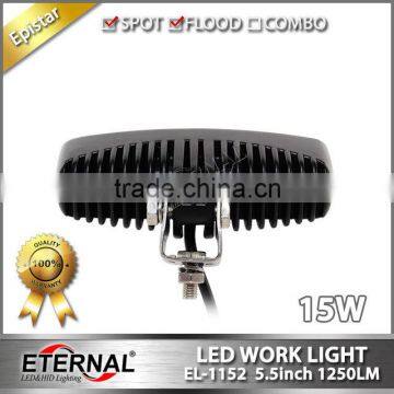 15W 5.5in Single Row Light Bar Truck Tractor Trailer 4x4 Powersports Spot Led Work Light Lamp photo-6