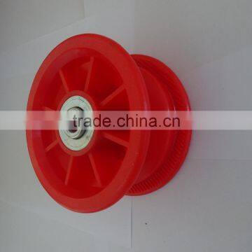 High quality Plastic red rim 3.50-4 for pneumatic wheel pu foam wheel