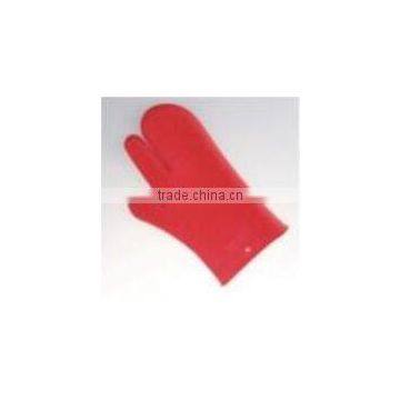 Red kitchen gloves/kitchen gloves heat resistant/cheap red gloves