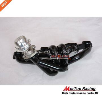 MERTOP 3mm Thick Black Coated Niss** Skyline GTR R32 R33 R34 RB26DET RB26 T4 TWIN TOP MOUNT Manifold +38mm Wastegate photo-4