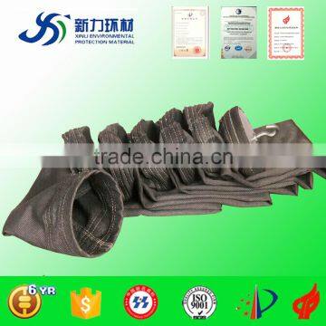 woven fiberglass dust collector filter bag with bag's suspension , vibration bag filter